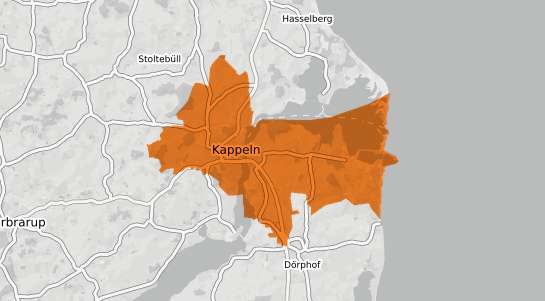 Mietspiegelkarte Kappeln Schlei