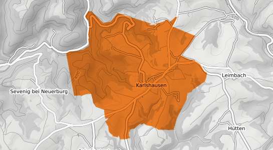 Mietspiegelkarte Karlshausen