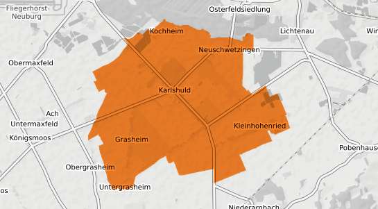Mietspiegelkarte Karlshuld