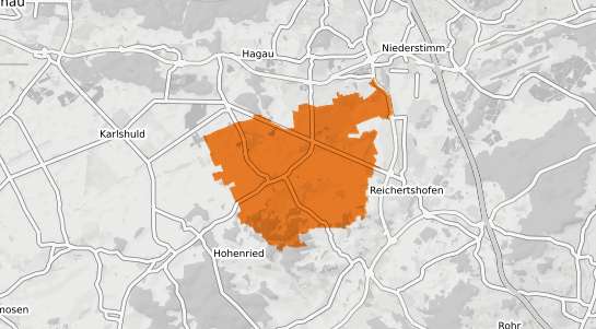 Mietspiegelkarte Karlskron