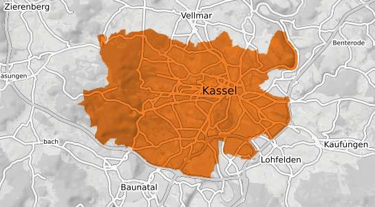 Mietspiegelkarte Kassel Hessen