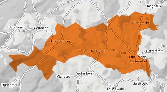 Mietspiegelkarte Kefenrod