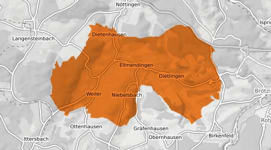 Mietspiegelkarte Keltern