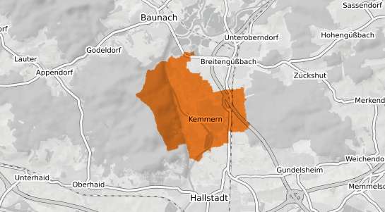 Mietspiegelkarte Kemmern