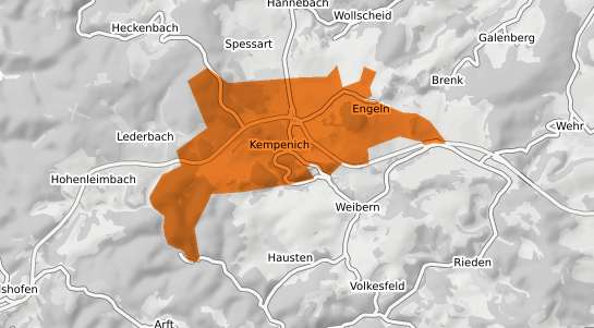 Mietspiegelkarte Kempenich