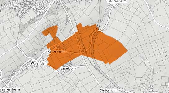 Mietspiegelkarte Kettenheim Rheinhessen