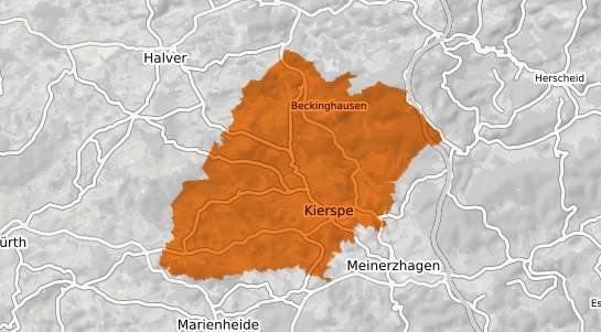 Mietspiegelkarte Kierspe