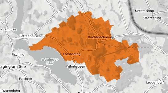 Mietspiegelkarte Kirchansch&ouml;ring