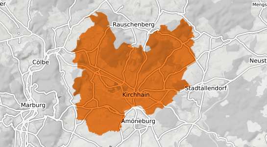 Mietspiegelkarte Kirchhain