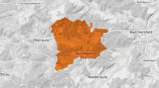 Mietspiegelkarte Kirchheim b. Arnstadt