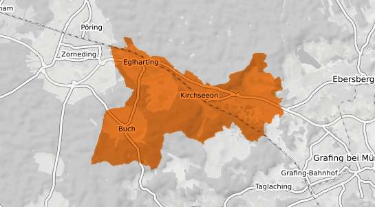 Mietspiegelkarte Kirchseeon