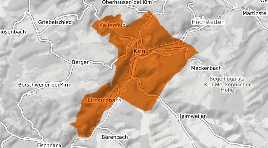 Mietspiegelkarte Kirn Nahe