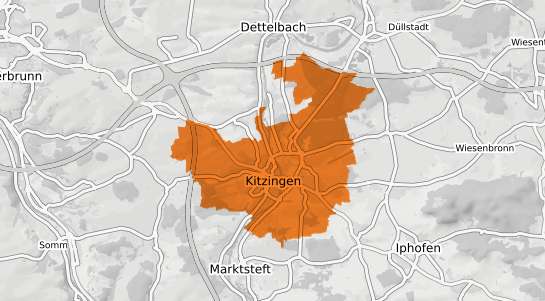 Mietspiegelkarte Kitzingen