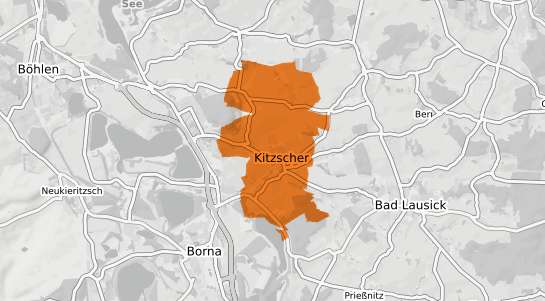 Mietspiegelkarte Kitzscher