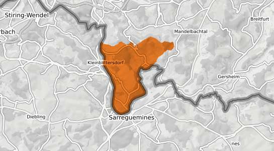 Mietspiegelkarte Kleinblittersdorf