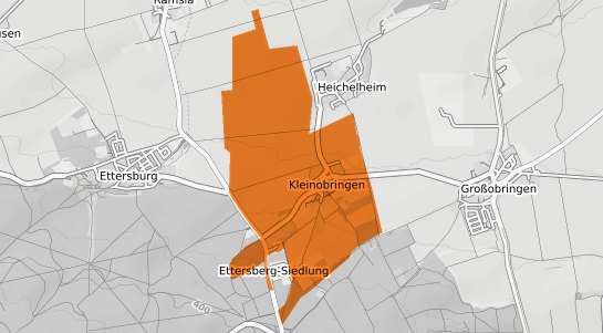 Mietspiegelkarte Kleinobringen