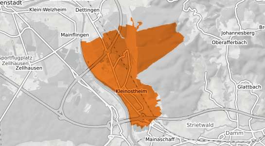 Mietspiegelkarte Kleinostheim