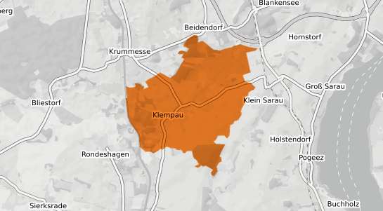 Mietspiegelkarte Klempau