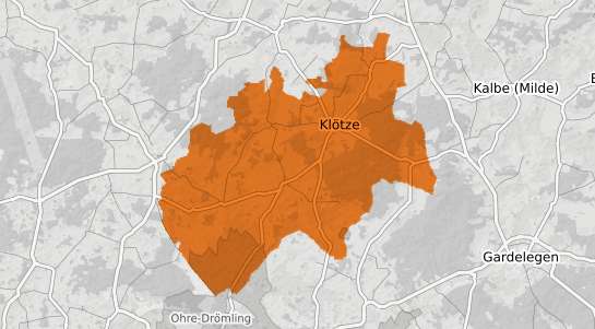 Mietspiegelkarte Klötze