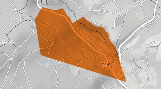 Mietspiegelkarte Koenigsau b. Kirn, Nahe