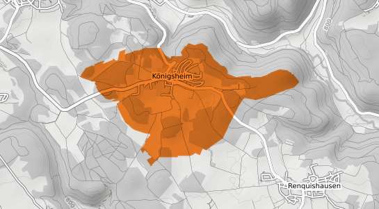 Mietspiegelkarte Koenigsheim