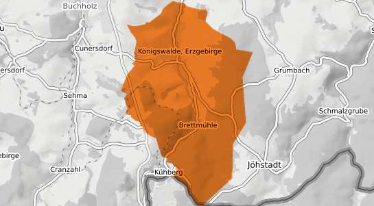 Mietspiegelkarte Koenigswalde Erzgebirge