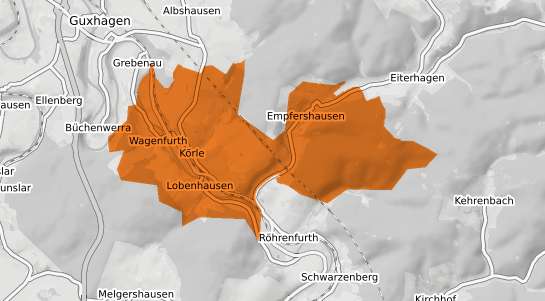 Mietspiegelkarte K&ouml;rle