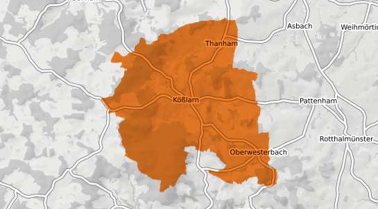 Mietspiegelkarte K&ouml;&szlig;larn