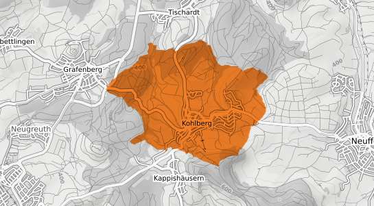 Mietspiegelkarte Kohlberg Wuerttemberg