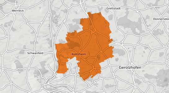 Mietspiegelkarte Kolitzheim