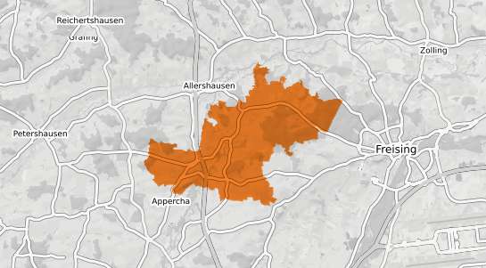 Mietspiegelkarte Kranzberg Kr. Freising