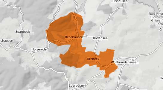 Mietspiegelkarte Krebeck