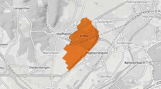 Mietspiegelkarte Kriftel