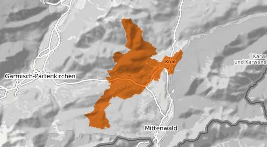 Mietspiegelkarte Krün