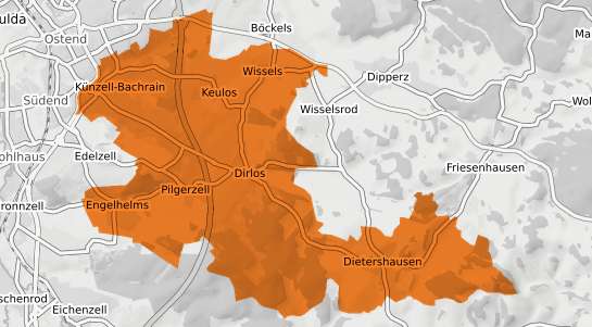 Mietspiegelkarte K&uuml;nzell