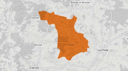 Mietspiegelkarte Kuesten