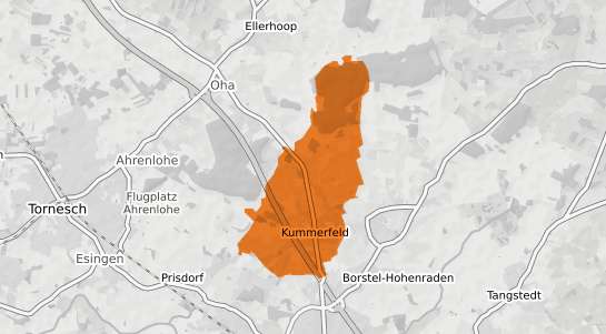 Mietspiegelkarte Kummerfeld b. Pinneberg