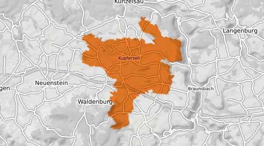 Mietspiegelkarte Kupferzell