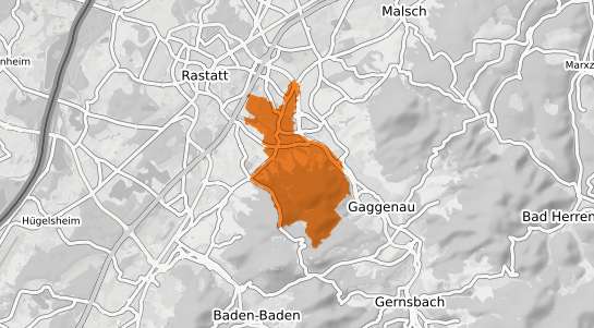 Mietspiegelkarte Kuppenheim