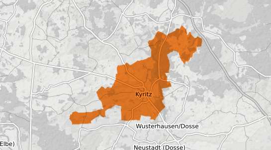 Mietspiegelkarte Kyritz Prignitz