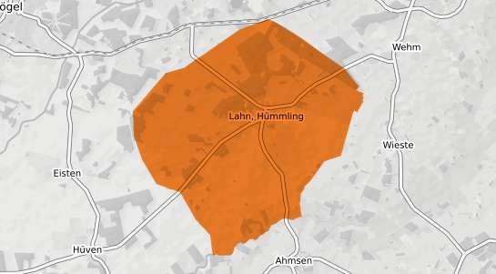 Mietspiegelkarte Lahn Huemmling