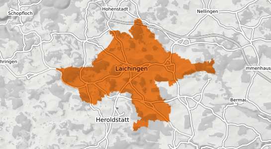 Mietspiegelkarte Laichingen