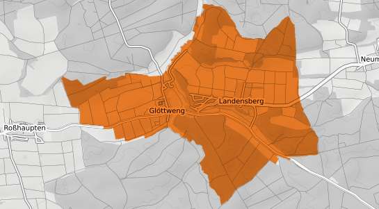 Mietspiegelkarte Landensberg
