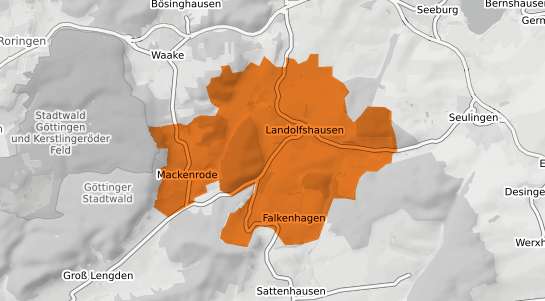 Mietspiegelkarte Landolfshausen