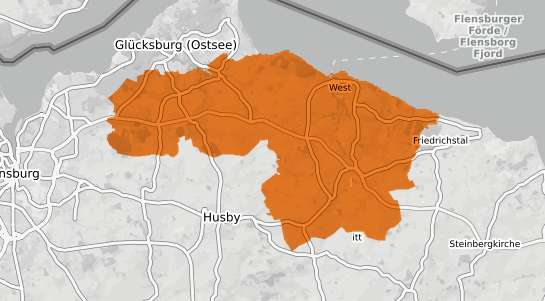 Mietspiegelkarte Langballig