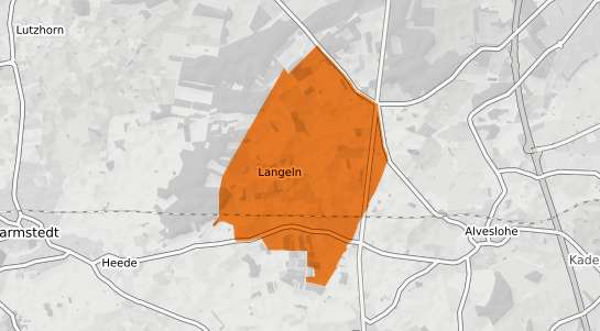 Mietspiegelkarte Langeln Kr. Pinneberg