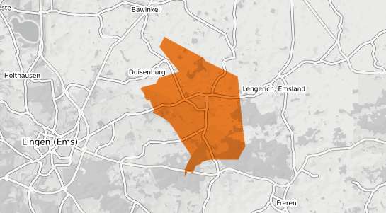 Mietspiegelkarte Langen Emsland