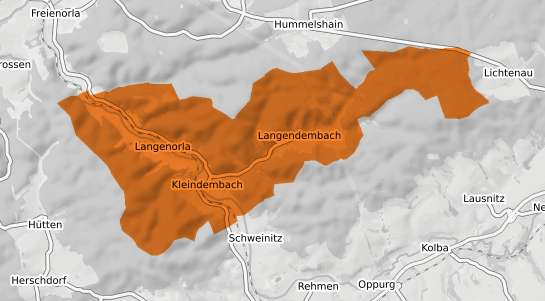 Mietspiegelkarte Langenorla