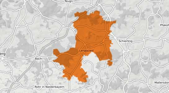 Mietspiegelkarte Langquaid