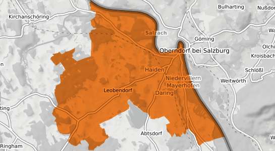 Mietspiegelkarte Laufen Salzach